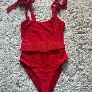 Beach Riot belted one piece